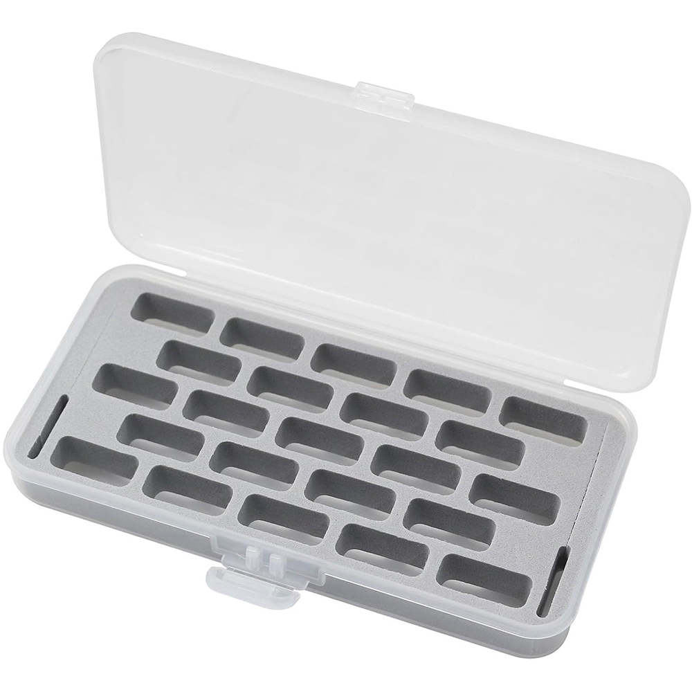 Bobbin Organizer Box - 23 グリッド空のボビン収納ボックススポンジクリアジャンボボビン収納オーガナイザーベルニナ新 7 と 8 シリーズ縫製アクセサリー