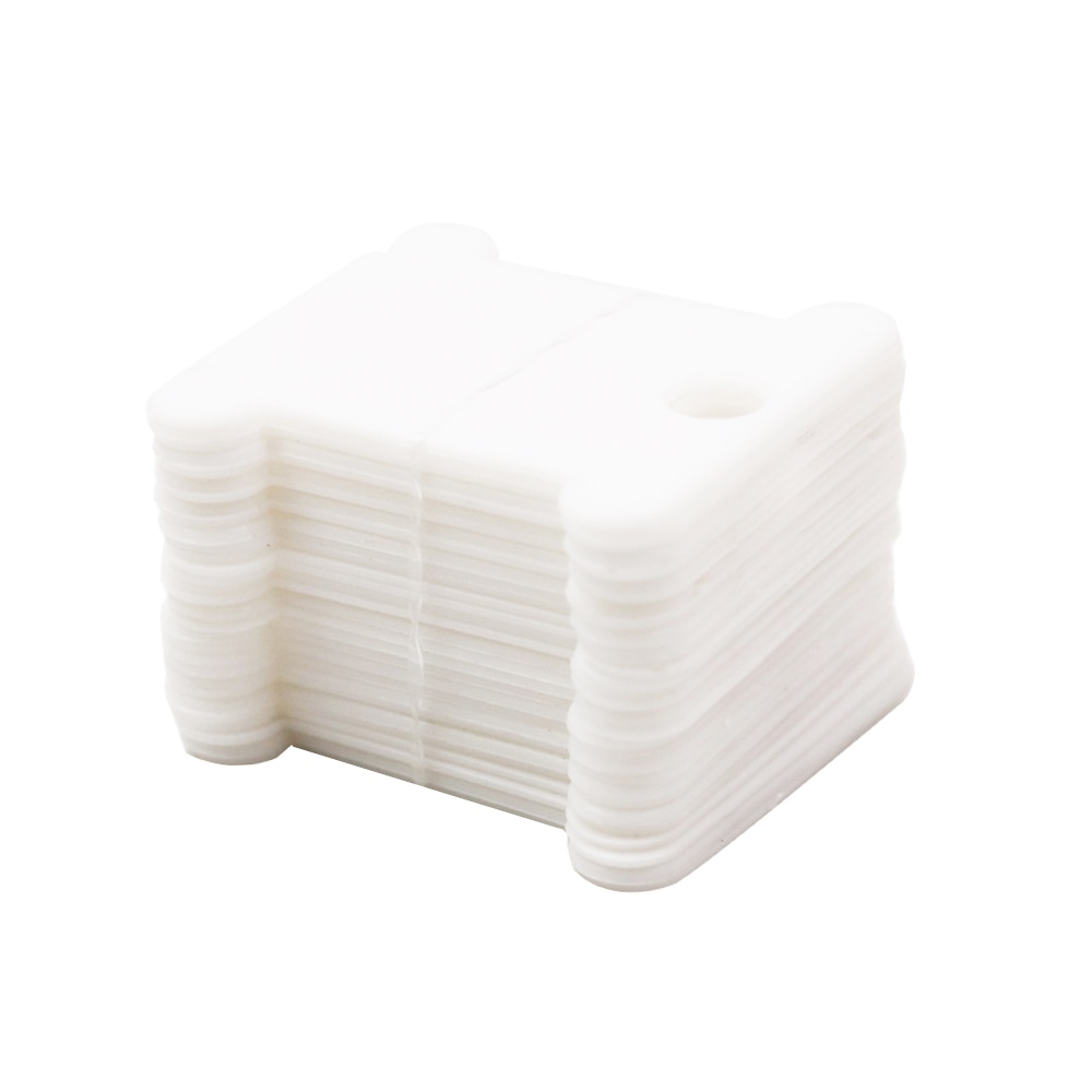 Bobbin Organizer Box - プラスチック製の縫製糸オーガナイザー、ボビンホルダー、刺floflossカード、DIYクラフトクロスステッチツール、30個