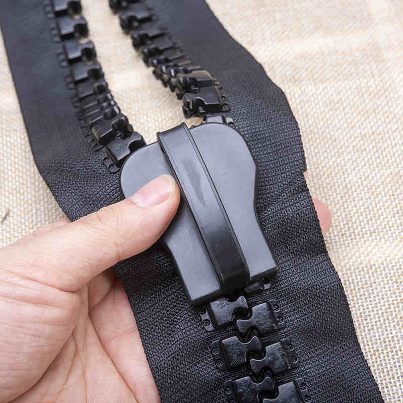 Sewing In Textile Industry - 30 # ロングチェーン大ロール樹脂ジッパー黒超大型ジッパーバルク屋外テント DIY 縫製トラベルバッグ重工業