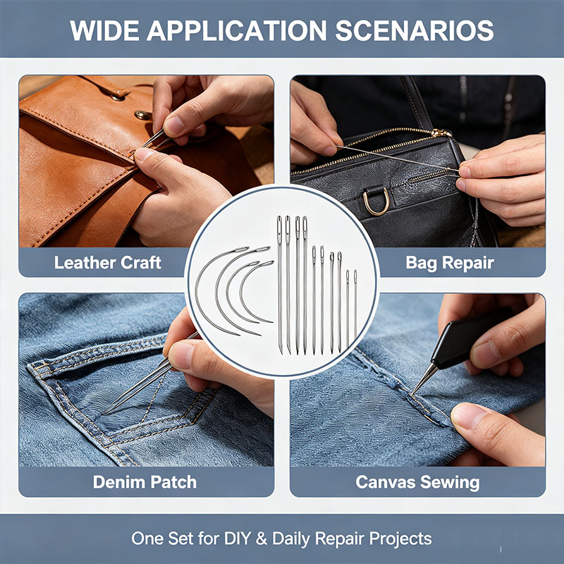 DIY ヘビーデューティー曲面革針 多目的 家具布張り カー - Leather Needle Heavy のレビューと価格