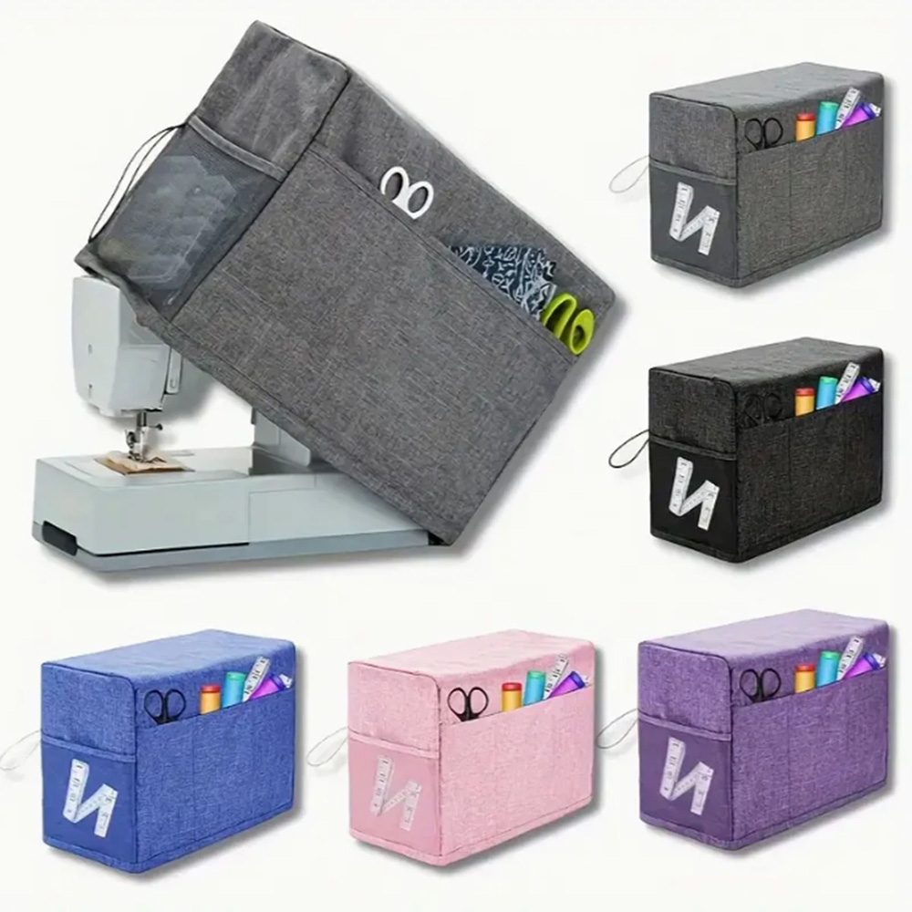 ユニバーサルミシンカバー、収納ポケットとサイドハンドル付き、 - Sewing Expert のレビューと価格