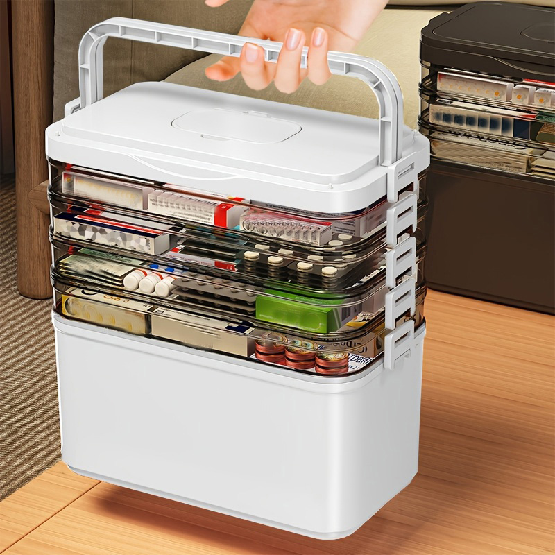 多機能多層収納ボックス、ハンドル付き、大/特大サイズ - 文 - Sewing Necessities のレビューと価格