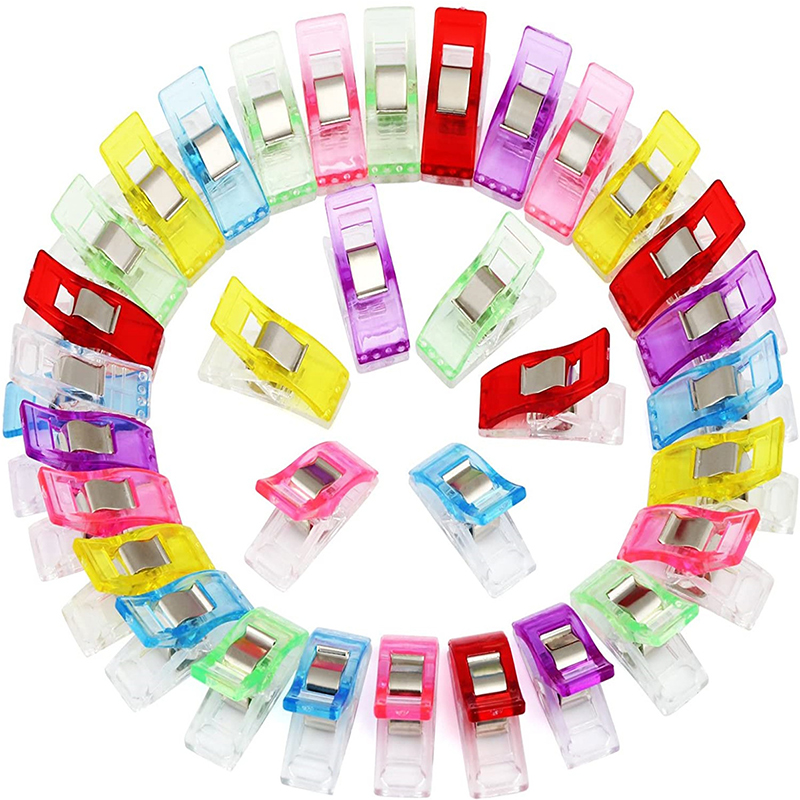 20/40 個ランダムカラークリッププラスチッククランプ多機 - Sewing Necessities のレビューと価格
