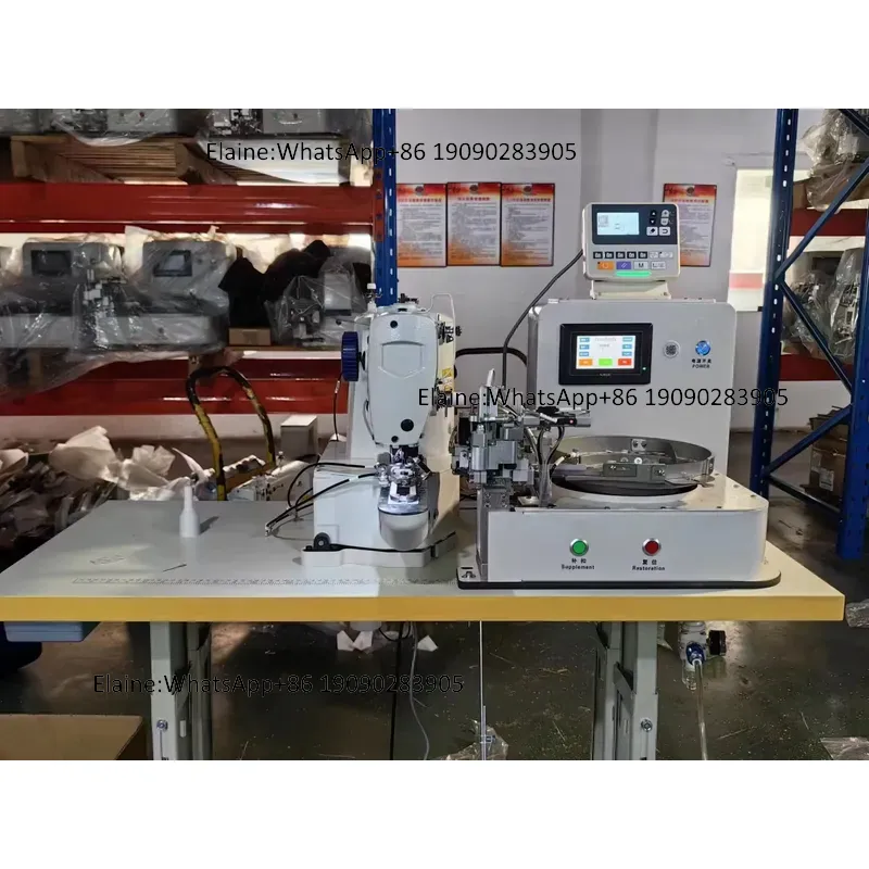QK-1903D/958L自動送り装置付きボタン付け工業用ミ - Sewing Industry のレビューと価格