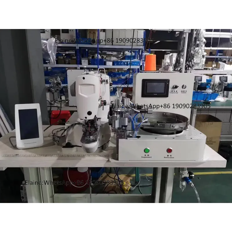 QK-1903D/958L自動送り装置付きボタン付け工業用ミ - Sewing Industry のレビューと価格