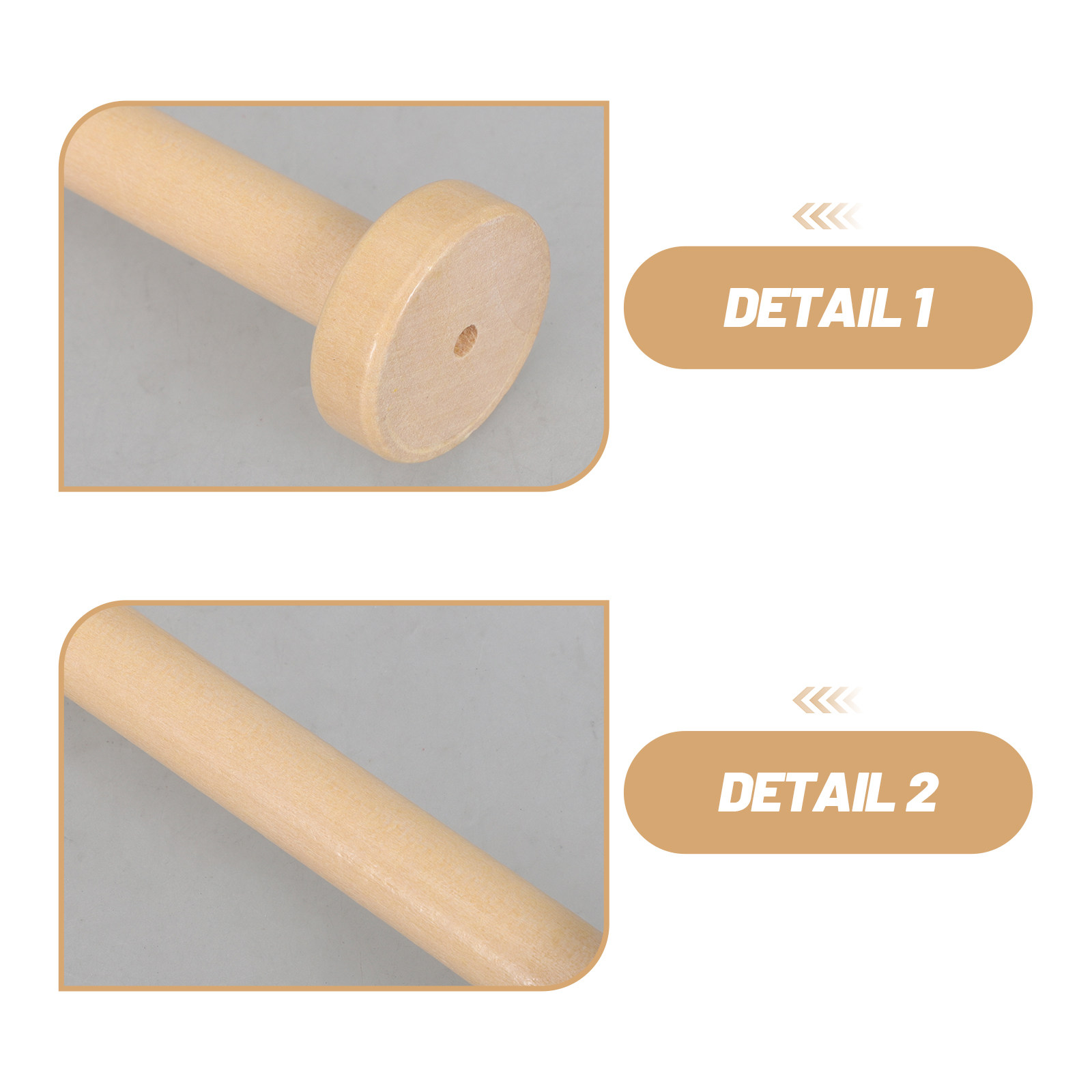 5個入り木製スプール ナチュラルヴィンテージテキスタイルボビ - Vintage Sewing Textile のレビューと価格