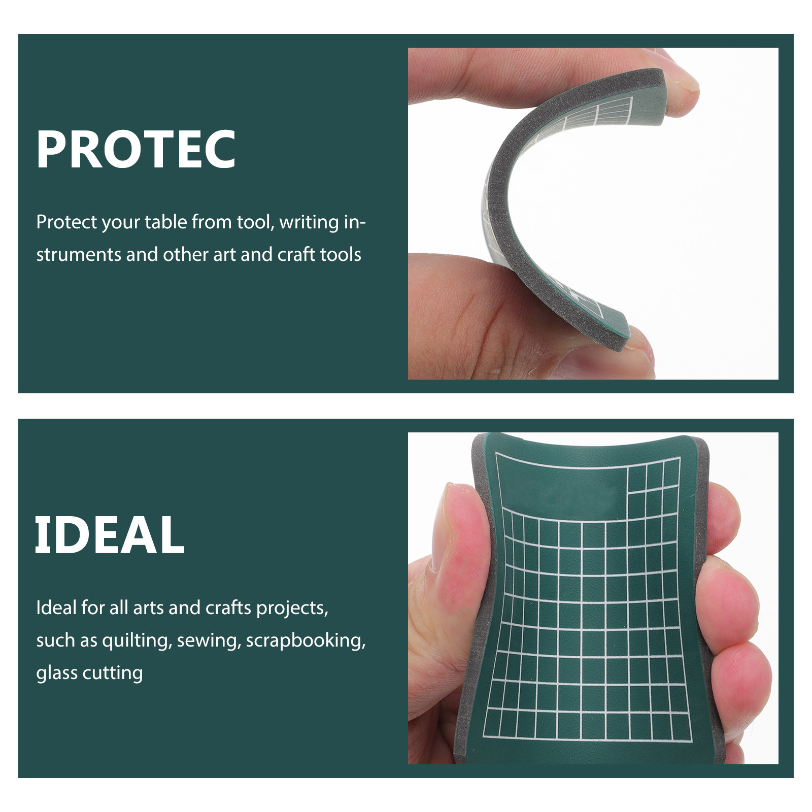 ミニカッティングマット 6x6cm セルフスクラップブッキン - Cutting Mat Self Heal のレビューと価格
