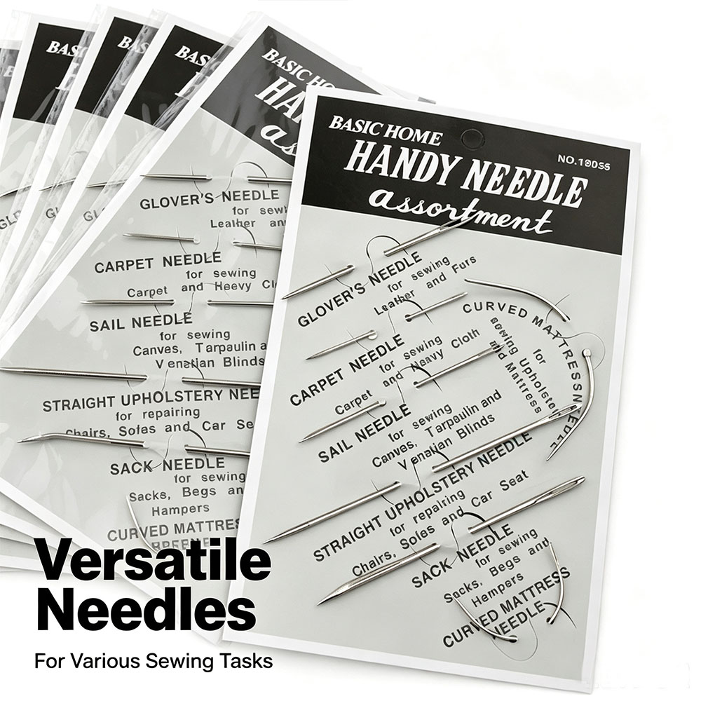 革手縫い針、曲針、大型鋼針、革、室内装飾品、厚手の生地用の特 - Leather Needle Heavy のレビューと価格