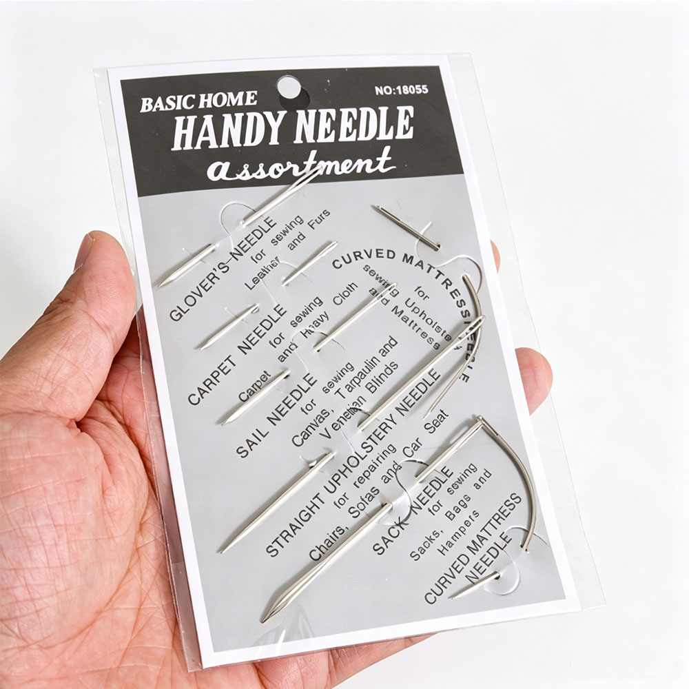 革手縫い針、曲針、大型鋼針、革、室内装飾品、厚手の生地用の特 - Leather Needle Heavy のレビューと価格