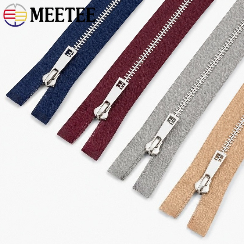 5/10個 40-80cm 5 #   金属製オープンエンド - Sewing Front Zipper のレビューと価格