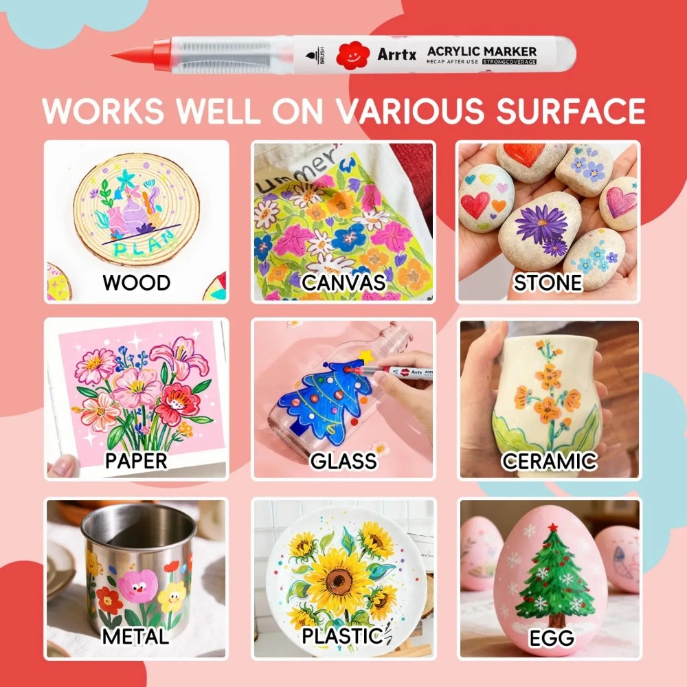 Arrtx 36/60 色漫画アクリルペイントペンアクリルマ - Copic Marker Classic のレビューと価格