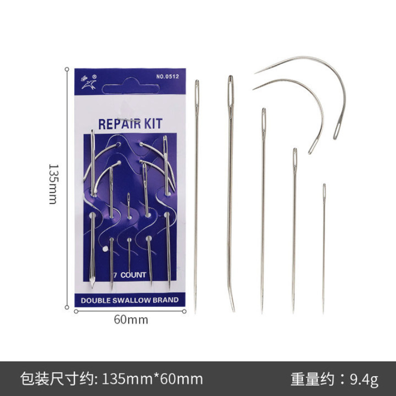 手縫い針キット、室内装飾、カーペット、革、キャンバス修理用の - Leather Needle Heavy のレビューと価格