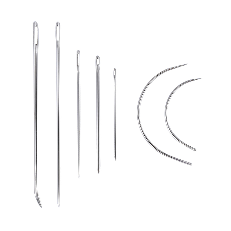 手縫い針キット、室内装飾、カーペット、革、キャンバス修理用の - Leather Needle Heavy のレビューと価格