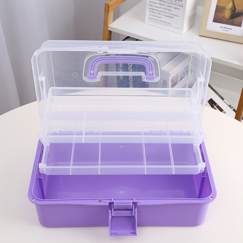 大容量収納ボックス,折りたたみ式多機能,プラスチック,ポータ - Bobbin Organizer Box のレビューと価格