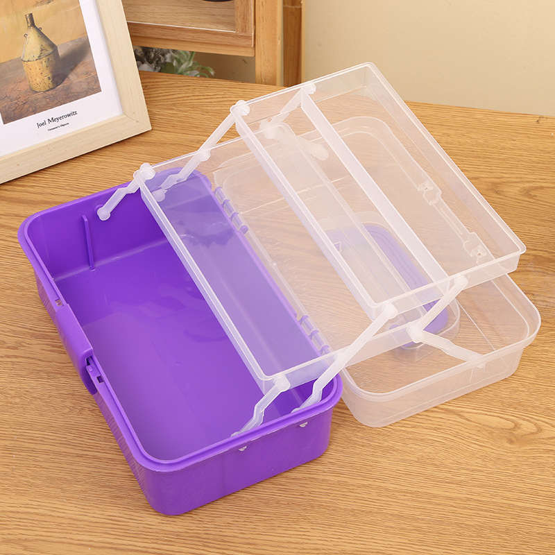 大容量収納ボックス,折りたたみ式多機能,プラスチック,ポータ - Bobbin Organizer Box のレビューと価格
