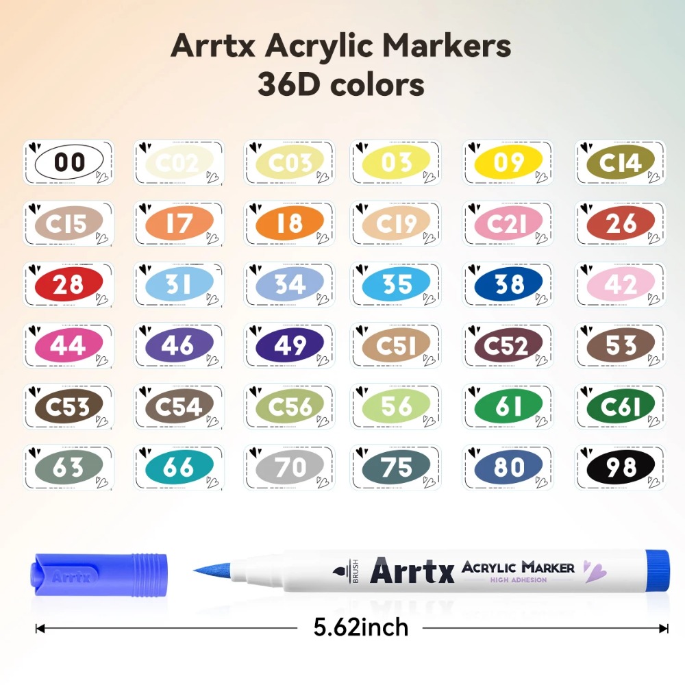 Arrtx 30/36/48/60/90色アクリルマーカー  - Copic Marker Classic のレビューと価格