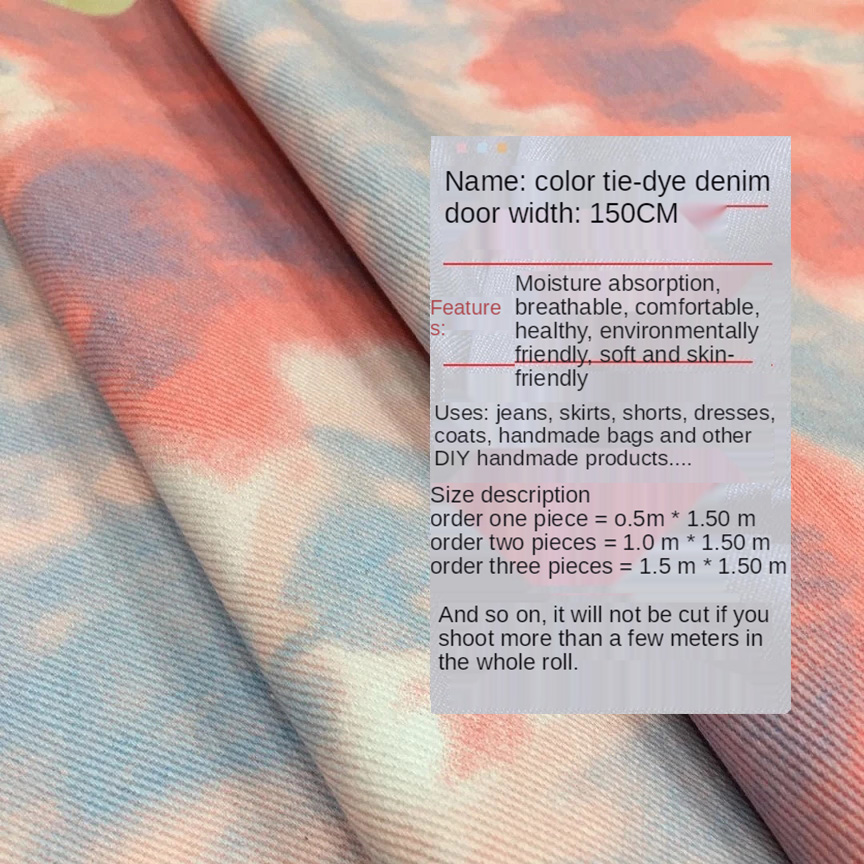 色あせたデニム生地,ネクタイ染料,ドレス,コート,手作りの縫 - Sewing Tie Dye のレビューと価格