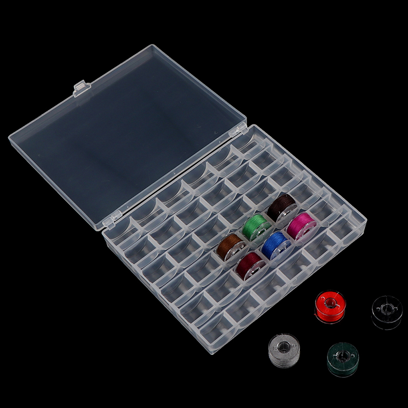 1pc 36 スプール空のボビン収納ボックス縫製アクセサリー - Bobbin Organizer Box のレビューと価格
