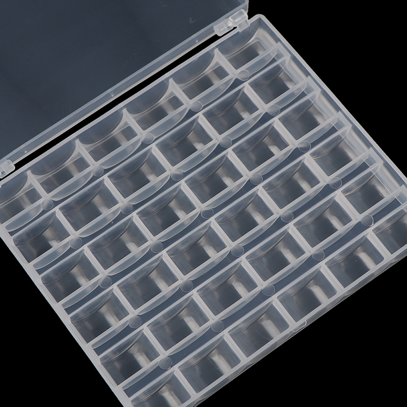 1pc 36 スプール空のボビン収納ボックス縫製アクセサリー - Bobbin Organizer Box のレビューと価格