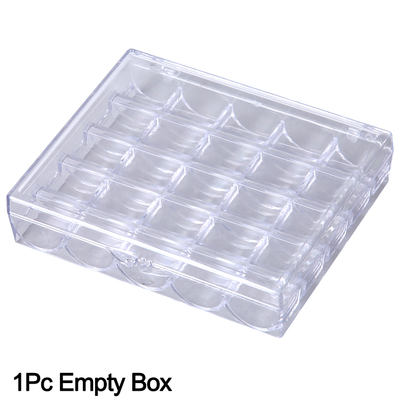 25グリッドクリア空ボビン収納ボックスまたは25個の縫製ボビ - Bobbin Organizer Box のレビューと価格