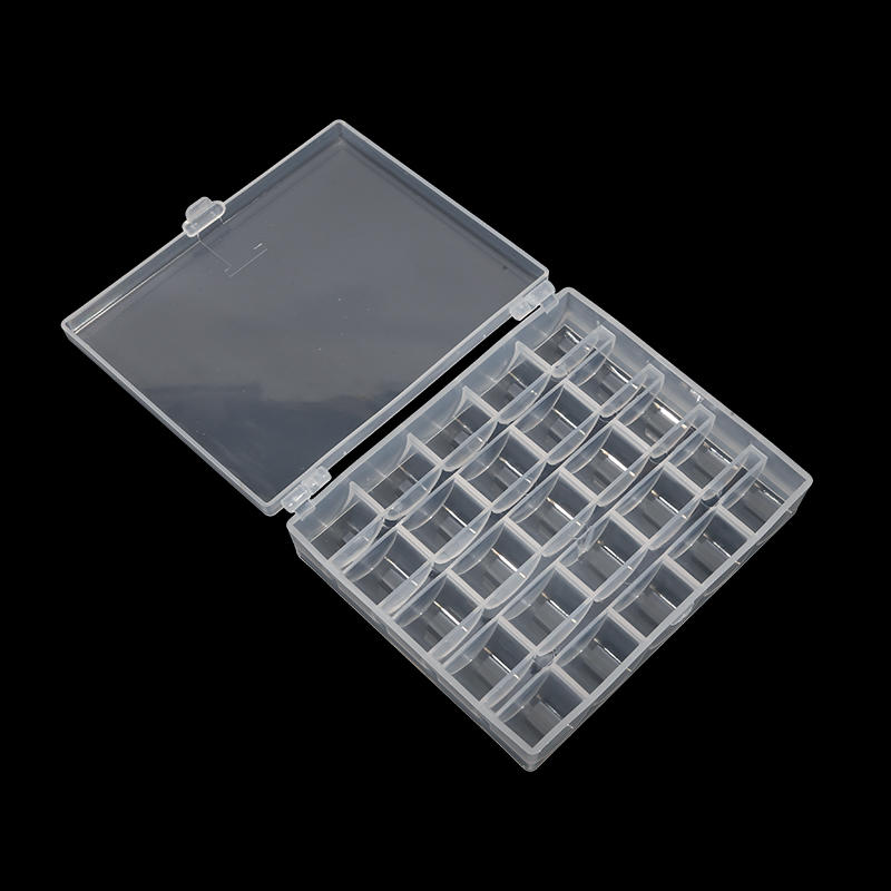 25グリッドクリア空ボビン収納ボックスまたは25個の縫製ボビ - Bobbin Organizer Box のレビューと価格