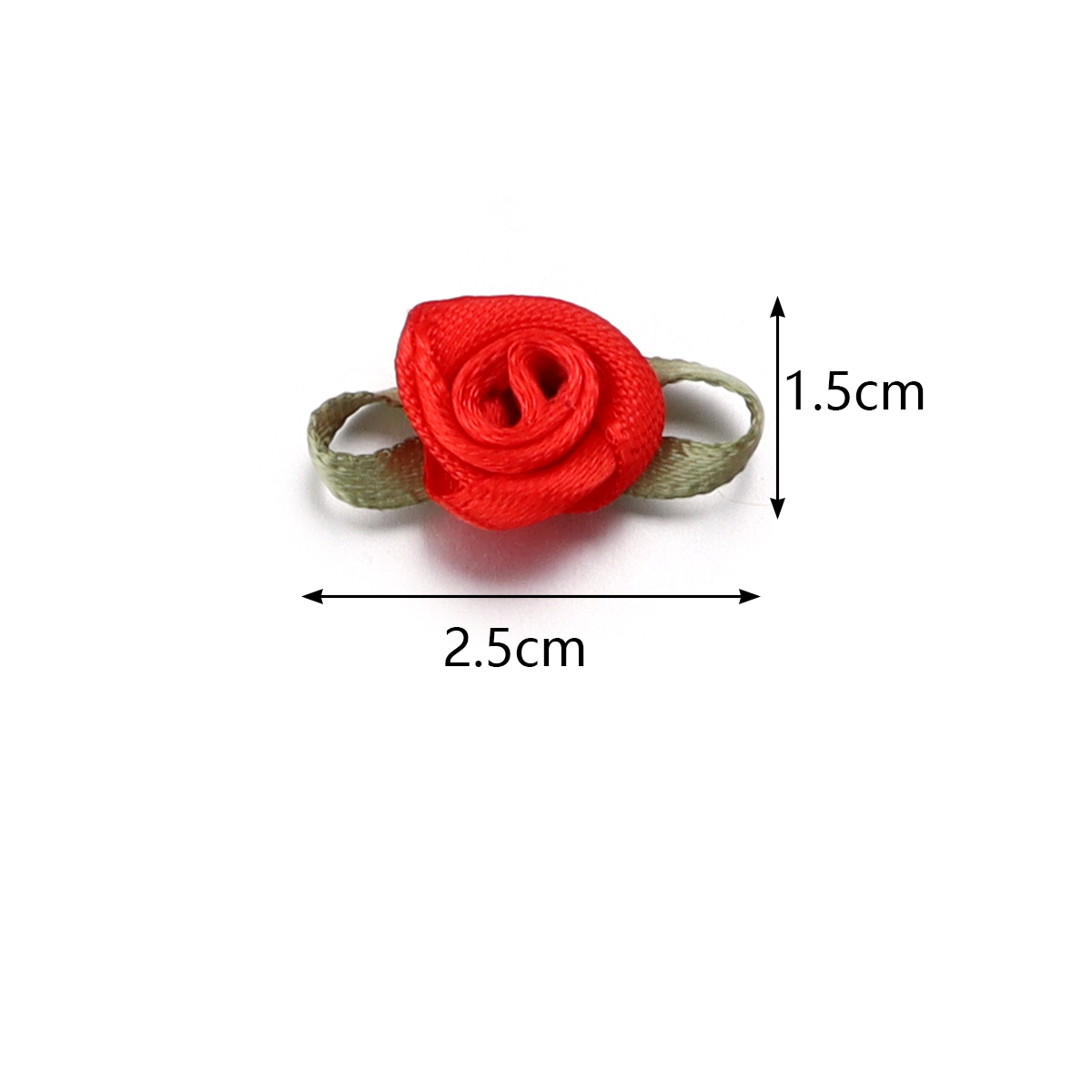 50枚1.5 x 2.5 cm 18色おしゃれリボンバラの結 - Sewing Necessities のレビューと価格