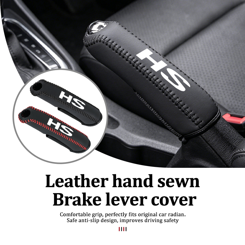 車の手縫いハンドブレーキスリーブ自動ブレーキレバー保護カバー - Sewing Gt のレビューと価格